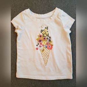 Cat and Jack, 2T girls/non-binary, white t-shirt